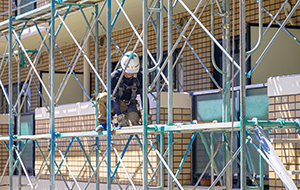 足場工事について,現場風景の画像02